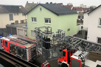 Die Feuerwehr war schnell vor Ort.